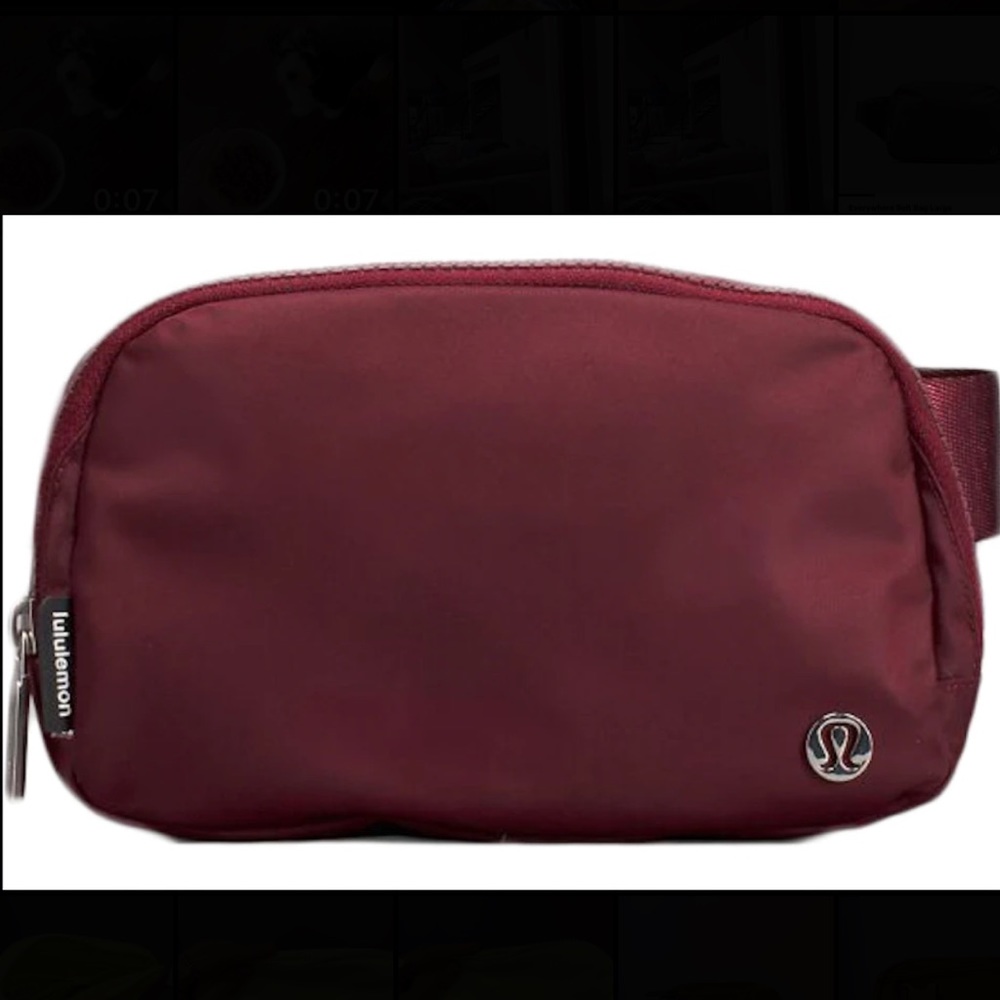 NWT LULULEMON EVERYWHERE BELT BAG- RED MERLOT